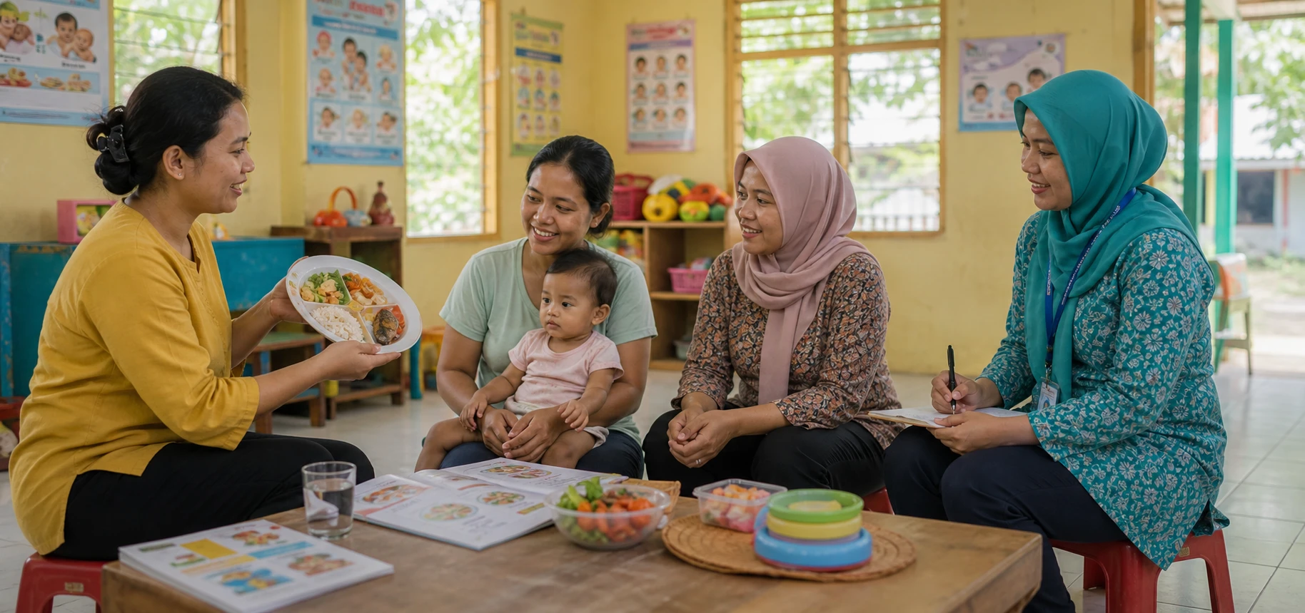 Practical family nutrition communication in a neighbourhood setting